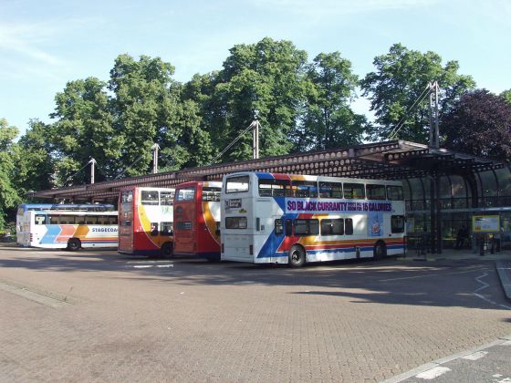 Cambridge Bus Station and Buses
Cambridge Bus Station showing five buses.
Keywords: Cambridge Bus Station and Buses